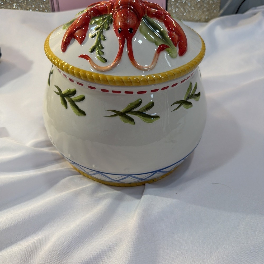 Fitz and & Floyd Clam‎ Bake Lidded Soup Tureen Lobster *NO LADLE*